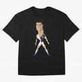 CR7 Oversized T-Shirt Honor Football Greatness during Match Day Hype around FIFA World Cup 2026 Group Stage, Cristiano Ronaldo, Argentina, Championship Spirit, Famous Goals, Roaring Crowds and International Football Unity; Built for Supporters