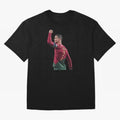 Cristiano Ronaldo Oversized T-Shirt Keep the Match Day Mood of FIFA World Cup 2026 Group Stage Spirit, Made for Argentina and Brazil, Messi, Football Festival Excitement, Trophy Ambitions, Country Rivalries and Star Player Buzz; Great for Watch
