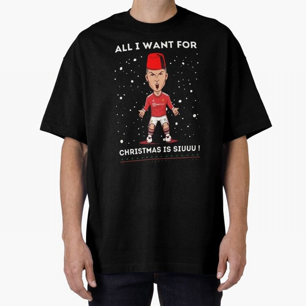 christmas next day delivery Oversized T-Shirt Follow FIFA World Cup 2026 USA Canada Mexico Spirit, with Portugal, CR7, Sports Nostalgia, International Competition, Famous Players and Unforgettable Victories; Perfect for People Who Love Argentina,