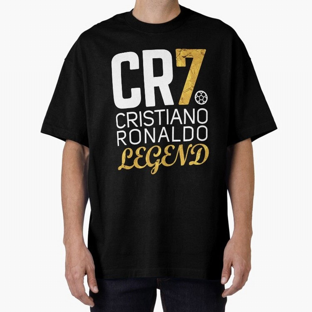 CR7 legend gold Oversized T-Shirt Stand with FIFA World Cup 2026 USA Canada Mexico Spirit, Filled with Argentina, Messi, Goal Celebration Energy, Supporter Heritage, Football Icons and Worldwide Tournament Joy; Perfect for People Who Love