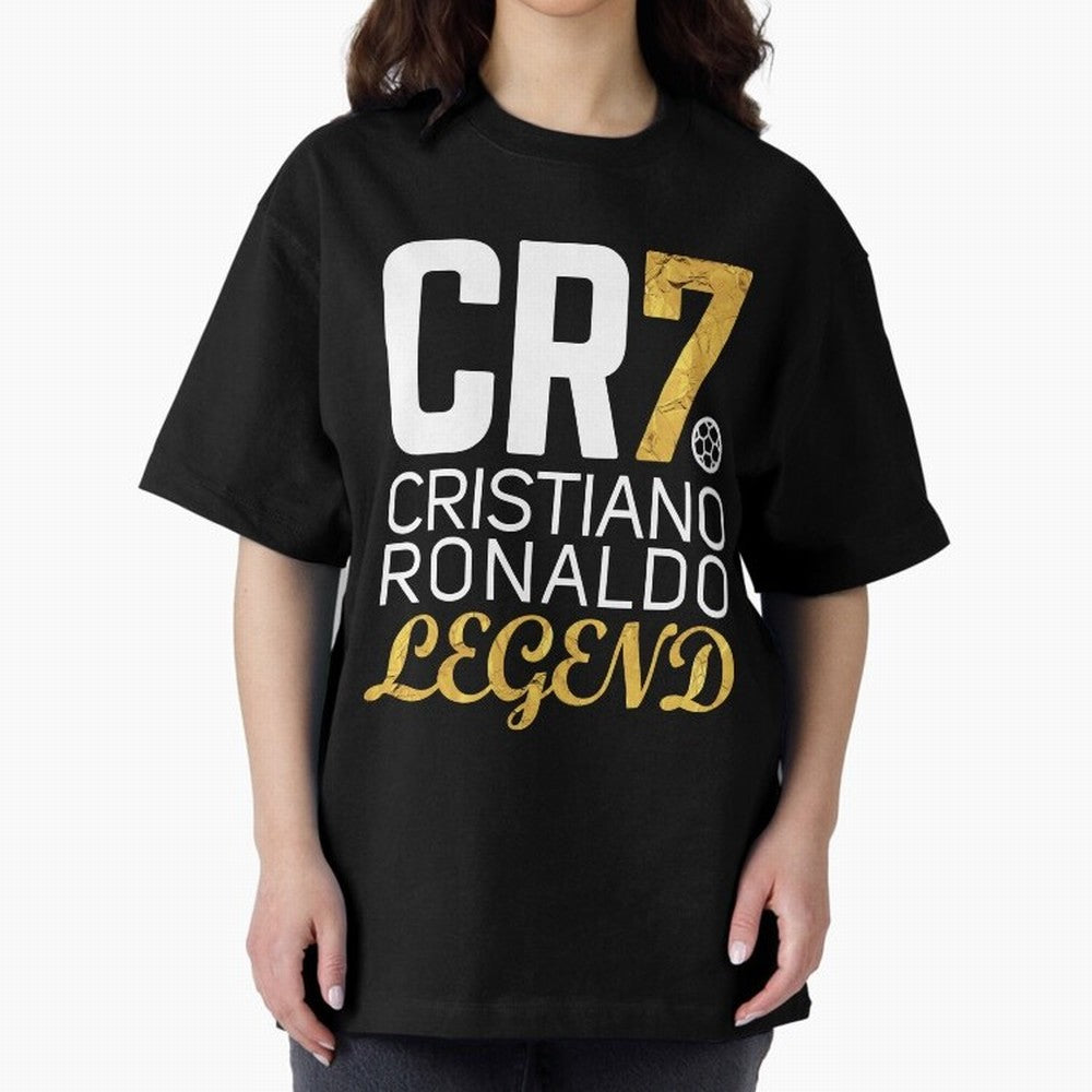 CR7 legend gold Oversized T-Shirt Stand with FIFA World Cup 2026 USA Canada Mexico Spirit, Filled with Argentina, Messi, Goal Celebration Energy, Supporter Heritage, Football Icons and Worldwide Tournament Joy; Perfect for People Who Love