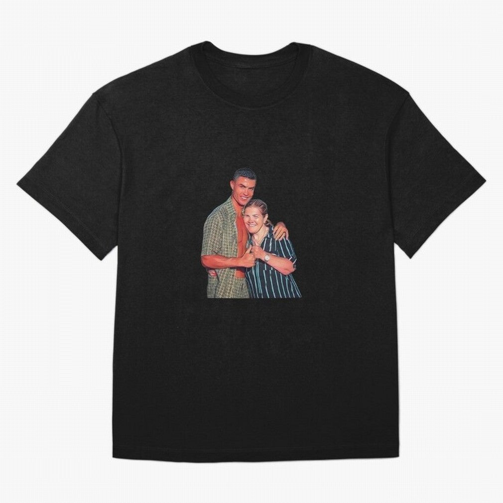 its criis with his mother Oversized T-Shirt Feel International Energy from FIFA World Cup 2026 for Fans of CR7 and Spain, Bringing Game Day Rituals, Football Legends, Country Pride and the Road to the Final; Made for Die Hard Supporters, Soccer