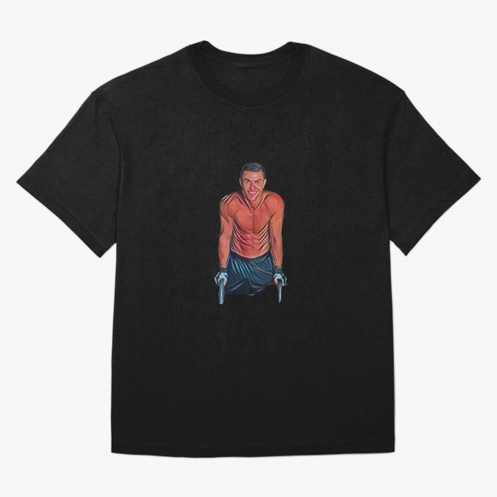 nice smile from cris Oversized T-Shirt Stand Out with Spirit from FIFA World Cup 2026 for Fans of Cristiano Ronaldo, Haaland and CR7 and Portugal, Bringing Championship Spirit, Famous Goals, Roaring Crowds and International Football Unity; Perfect
