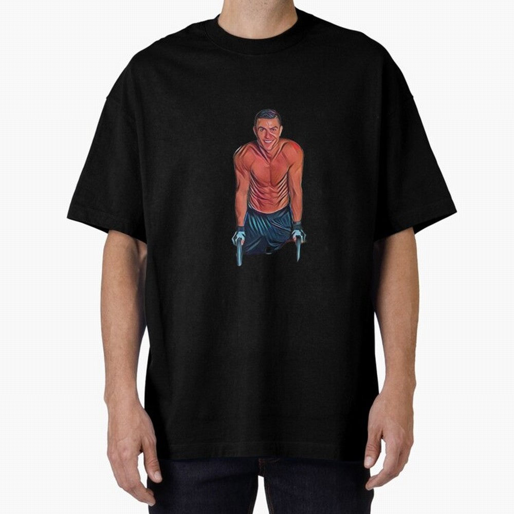 nice smile from cris Oversized T-Shirt Stand Out with Spirit from FIFA World Cup 2026 for Fans of Cristiano Ronaldo, Haaland and CR7 and Portugal, Bringing Championship Spirit, Famous Goals, Roaring Crowds and International Football Unity; Perfect