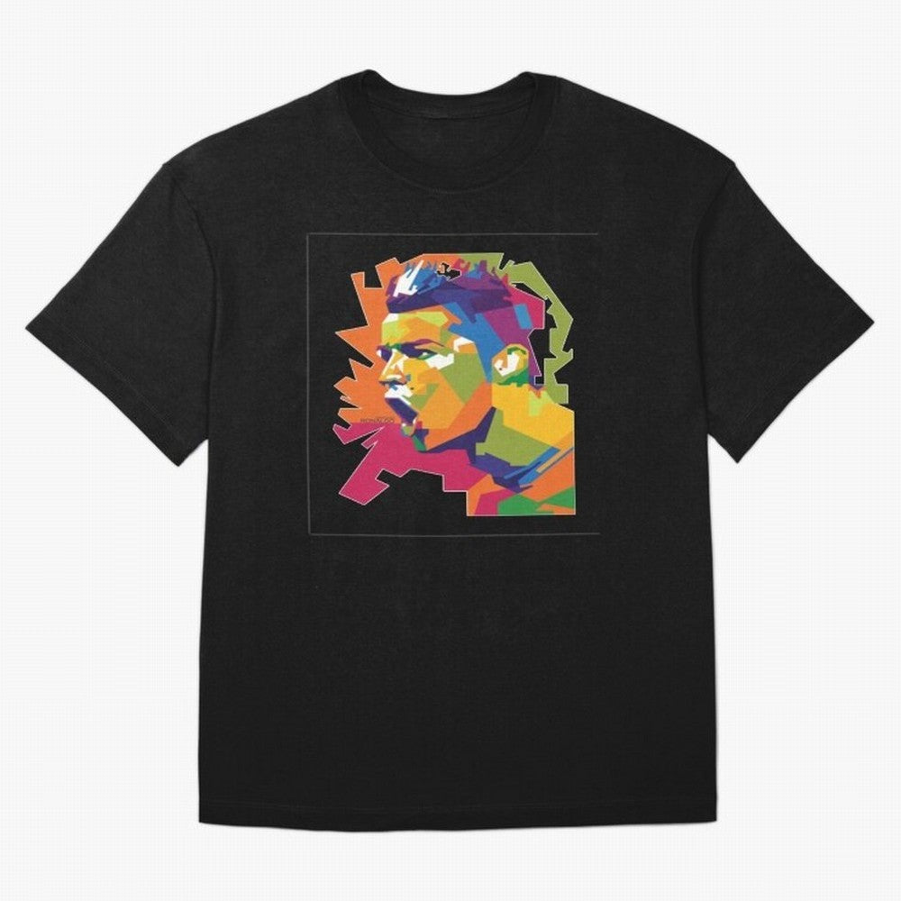 Ronaldo Cristiano Ronaldo pop potrait Oversized T-Shirt Celebrate Soccer Greatness during the FIFA World Cup 2026 USA Canada Mexico Journey through Mbappe and Neymar Highlights, Brazil, Portugal and Argentina Pride, Champion Mindset, Group Stage