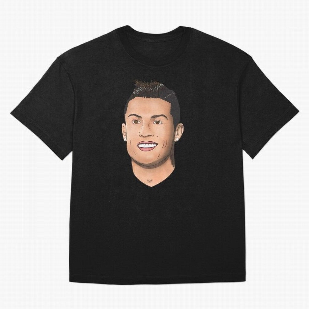 Cristiano Ronaldo Oversized T-Shirt Unlock FIFA World Cup 2026 USA Canada Mexico for Fans of Neymar and Brazil, Portugal and Argentina, Bringing Stadium Chants, National Pride, Trophy Dreams and Unforgettable Football Memories; Perfect for