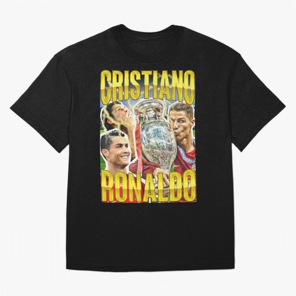 Cristiano Ronaldo CR7 SIUUU El Bicho Vintage Retro Design Oversized T-Shirt Represent the Passion of the FIFA World Cup 2026 USA Canada Mexico Journey through Messi, CR7 and Mbappe Highlights, Portugal Pride, Retro Football Energy, Iconic