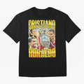 Cristiano Ronaldo CR7 SIUUU El Bicho Vintage Retro Design Oversized T-Shirt Represent the Passion of the FIFA World Cup 2026 USA Canada Mexico Journey through Messi, CR7 and Mbappe Highlights, Portugal Pride, Retro Football Energy, Iconic
