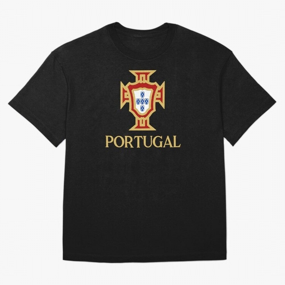 Portugal Gold Alt 3 Oversized T-Shirt Make Game Day About the FIFA World Cup 2026 Journey through CR7 Highlights, Brazil, Portugal and Argentina Pride, Retro Football Energy, Iconic Rivalries, Trophy Chase Drama and Stadium Atmosphere; Perfect for