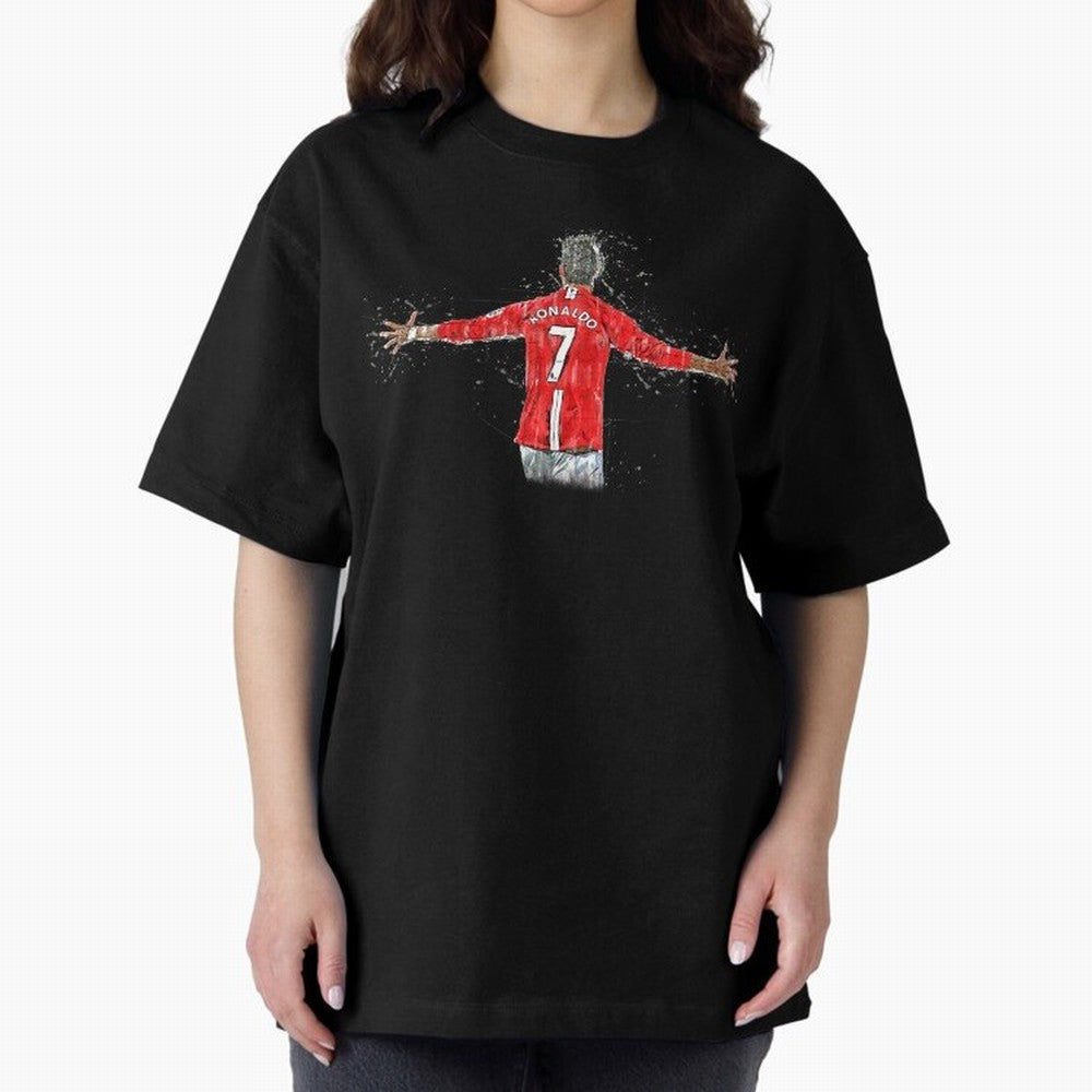 Cristiano Ronaldo 8 Oversized T-Shirt Make Your Look Match FIFA World Cup 2026 Group Stage for Fans of CR7 and Argentina and Brazil, Bringing Global Supporter Spirit, Legendary Goals, National Colors and Tournament Celebration; Ideal for Fans Who