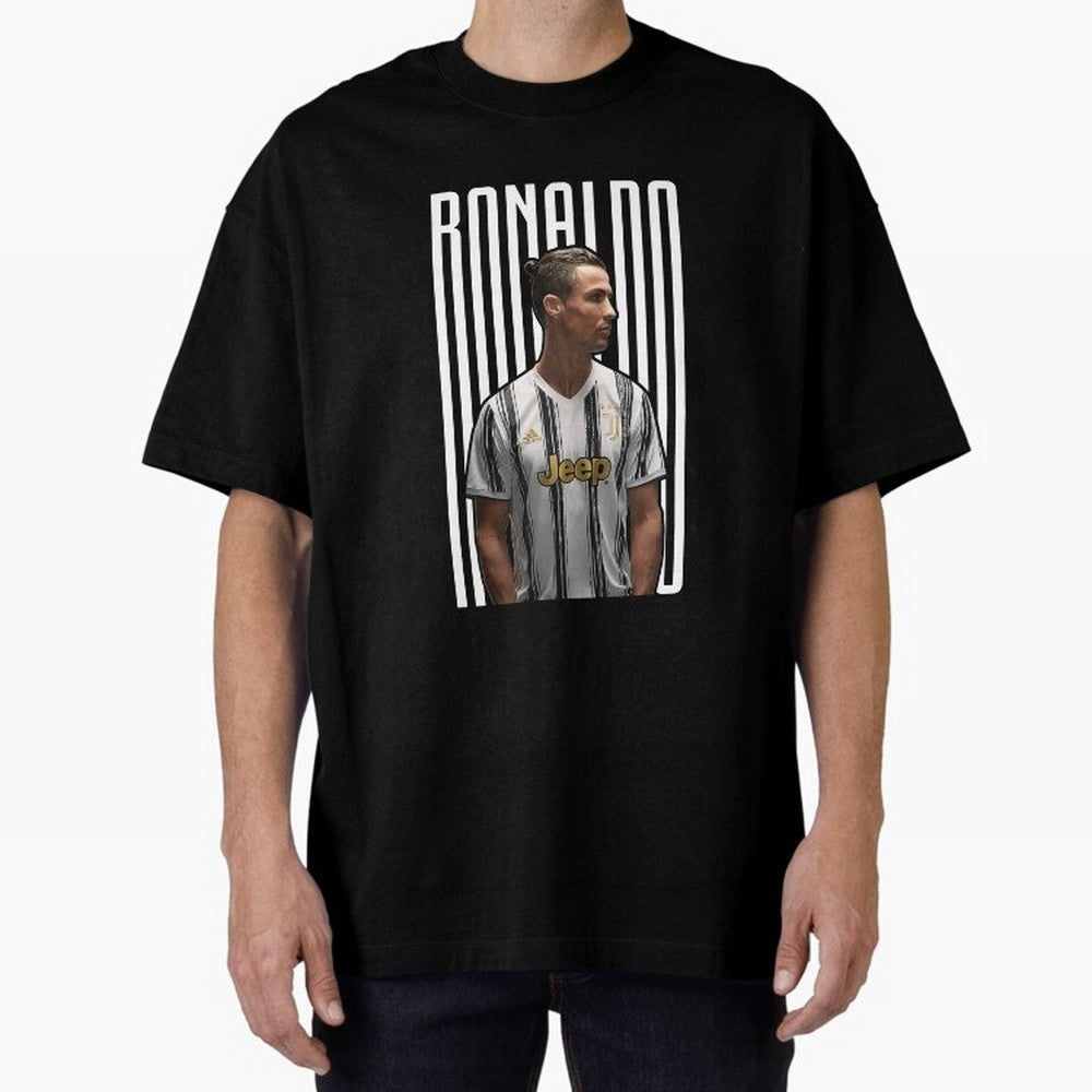 Cristiano Ronaldo Cristiano Ronaldo Cristiano Ronaldo Cr7 Oversized T-Shirt Create Global Football Passion for FIFA World Cup 2026 Group Stage, Capturing Haaland and Mbappe, France, Goal Celebration Energy, Supporter Heritage, Football Icons and