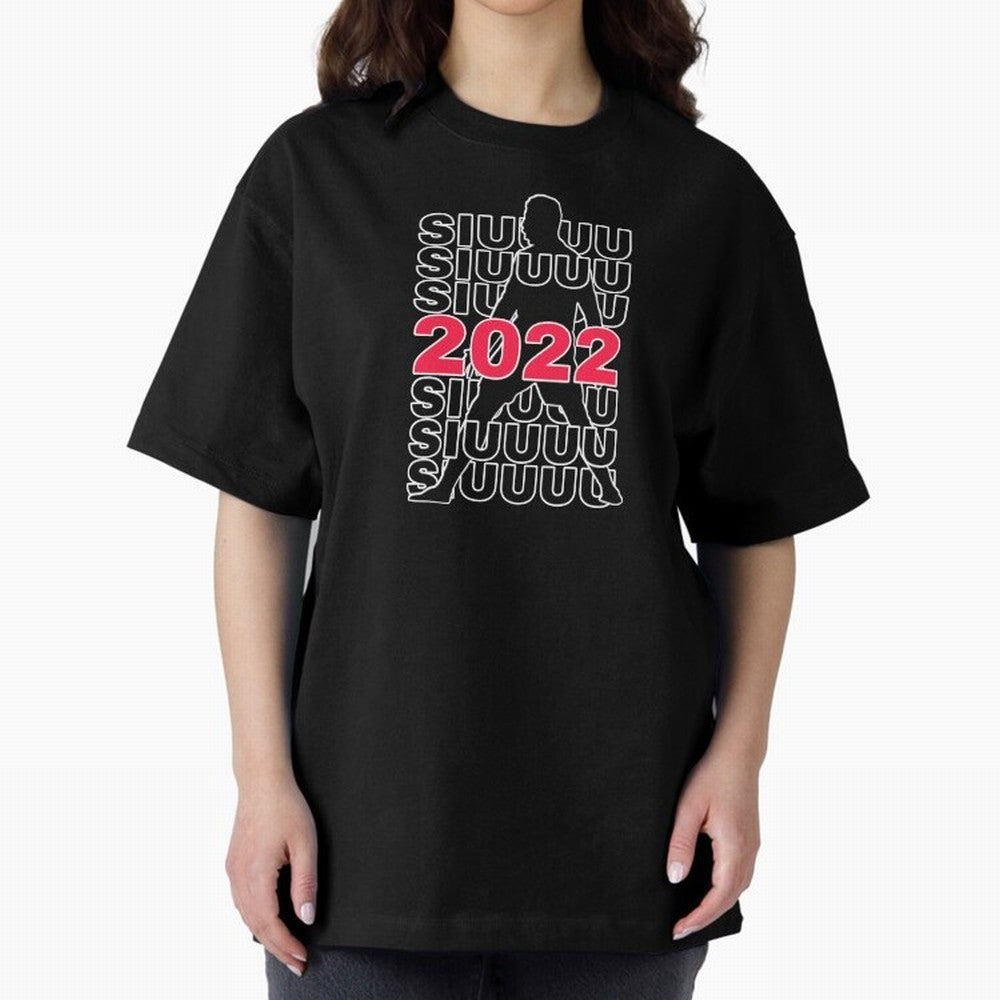 Siuuu 2022 Cristiano ronaldo goal Oversized T-Shirt Make Memories around Global Football Passion for FIFA World Cup 2026, Made for CR7, Netherlands, Game Day Rituals, Football Legends, Country Pride and the Road to the Final; Created for Match Day
