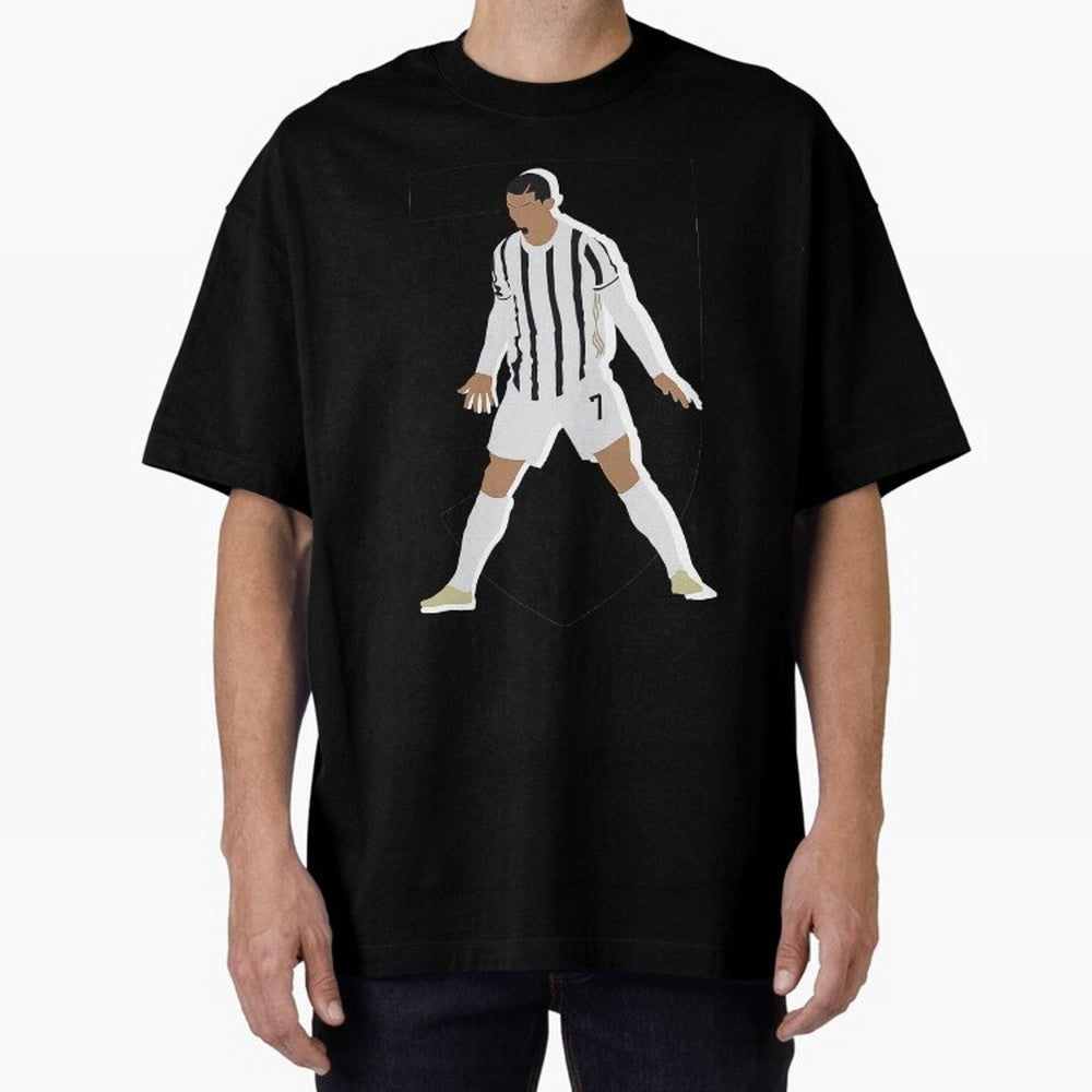 Cristiano Ronaldo 3 Oversized T-Shirt Showcase the FIFA World Cup 2026 Group Stage Journey through Haaland and Mbappe Highlights, Brazil, Portugal and Argentina Pride, Stadium Chants, National Pride, Trophy Dreams and Unforgettable Football