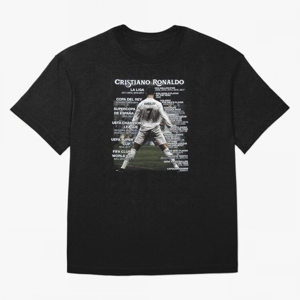Cristiano Ronaldo Stats Oversized T-Shirt Support Your Favorite Stars during the FIFA World Cup 2026 USA Canada Mexico Journey through Messi, Neymar and Mbappe Highlights, Argentina, France and Brazil Pride, Vintage Soccer Flavor, Modern Football