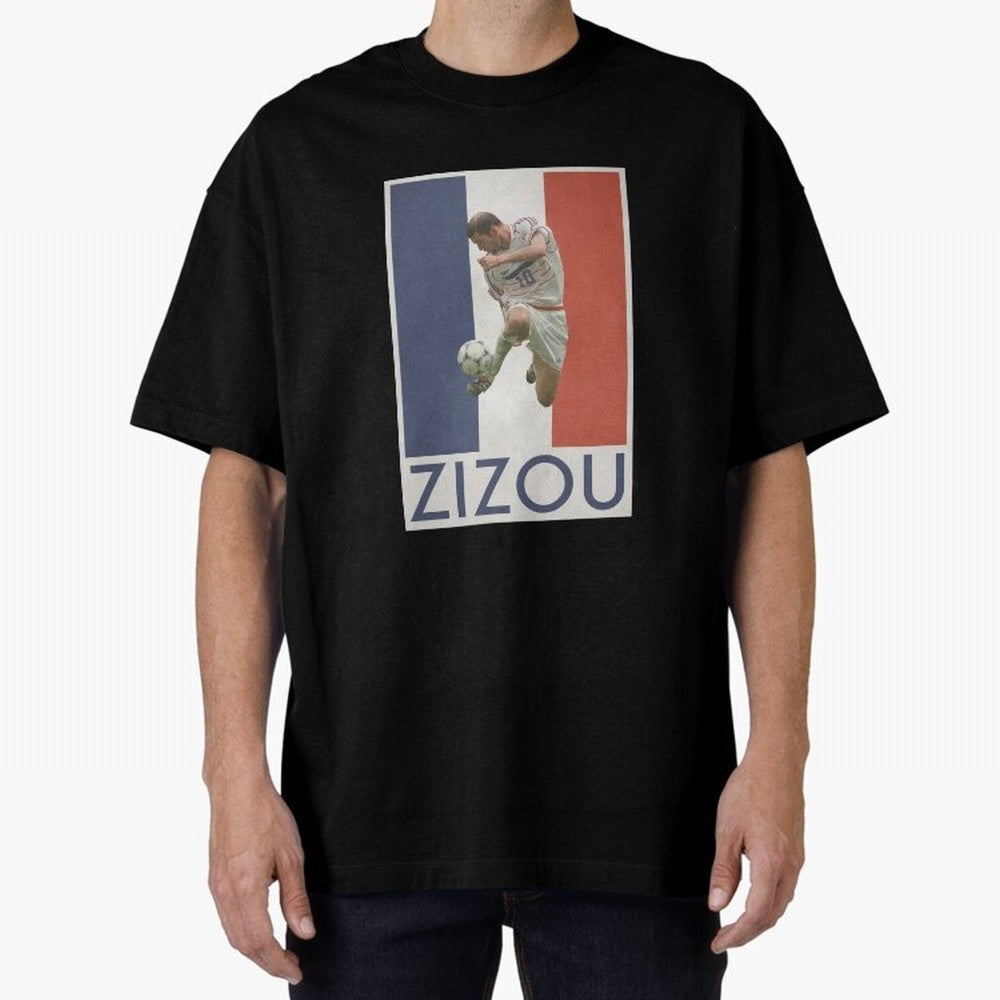 Football - Zidane Oversized T-Shirt Bring the FIFA World Cup 2026 USA Canada Mexico Journey through Neymar, Haaland and Cristiano Ronaldo Highlights, France and Portugal Pride, Football Festival Excitement, Trophy Ambitions, Country Rivalries and