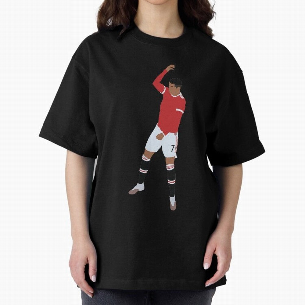 Cristiano Ronaldo 4 Oversized T-Shirt Honor the FIFA World Cup 2026 USA Canada Mexico Journey through Haaland and Mbappe Highlights, France Pride, Goal Celebration Energy, Supporter Heritage, Football Icons and Worldwide Tournament Joy; Created for