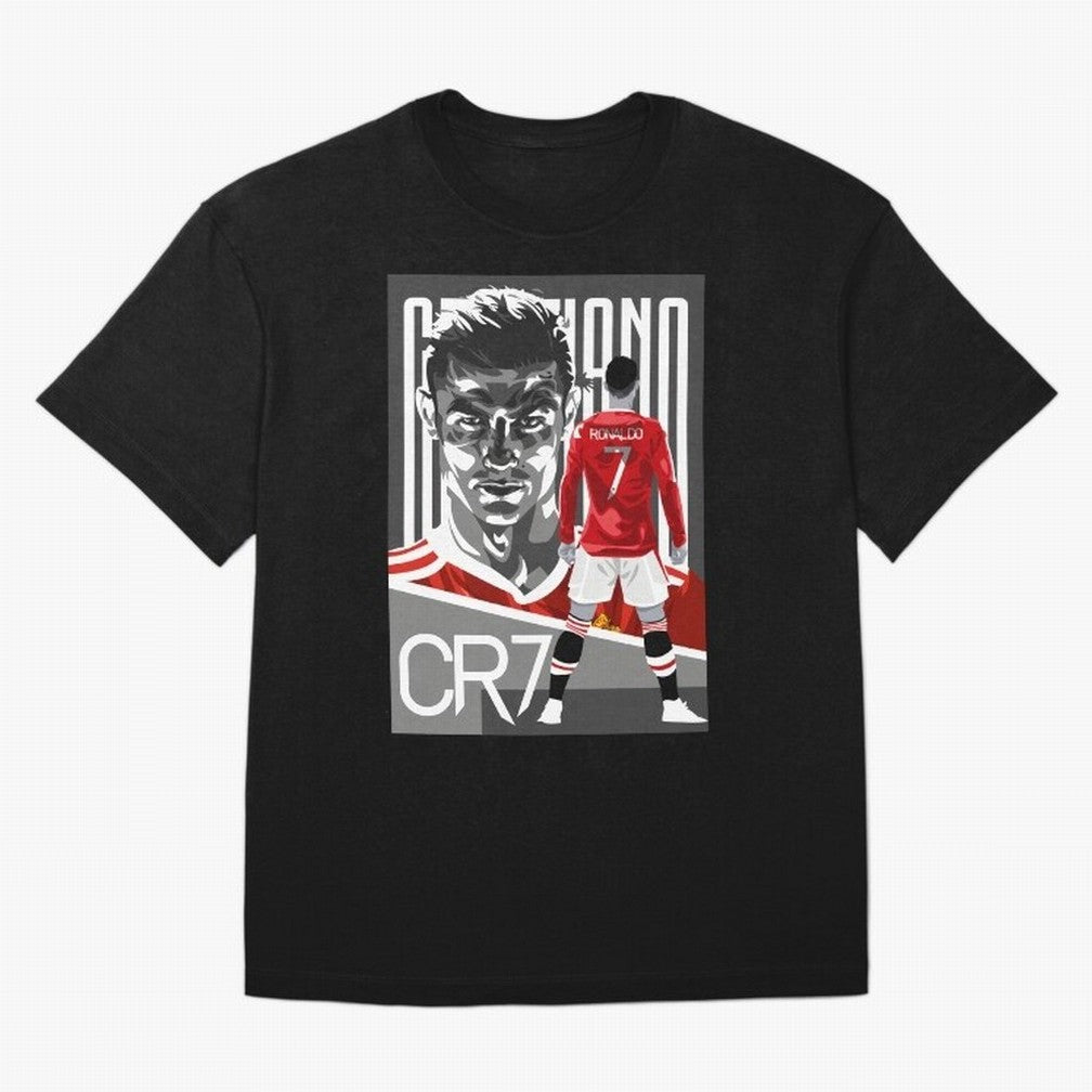Cristiano Ronaldo In Red Oversized T-Shirt Make Every Match About Match Day Hype around FIFA World Cup 2026 USA Canada Mexico, Neymar, France, Supporter Pride, Iconic Celebrations, Legendary Names and Global Match Day Energy; Ideal for Passionate