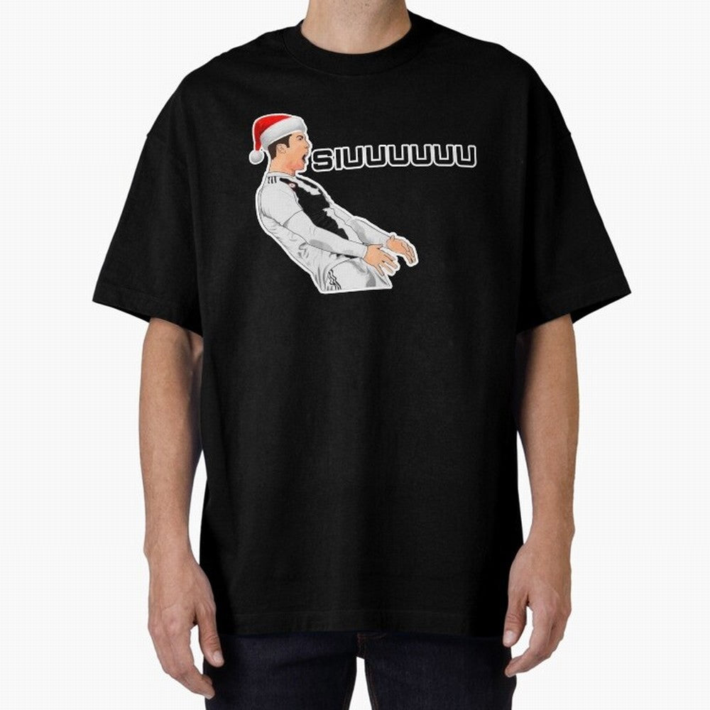 Siuuu Cristiano ronaldo funny Oversized T-Shirt Keep Football History Alive during Match Day Hype around FIFA World Cup 2026, Cristiano Ronaldo, Brazil, Supporter Pride, Iconic Celebrations, Legendary Names and Global Match Day Energy; Perfect for
