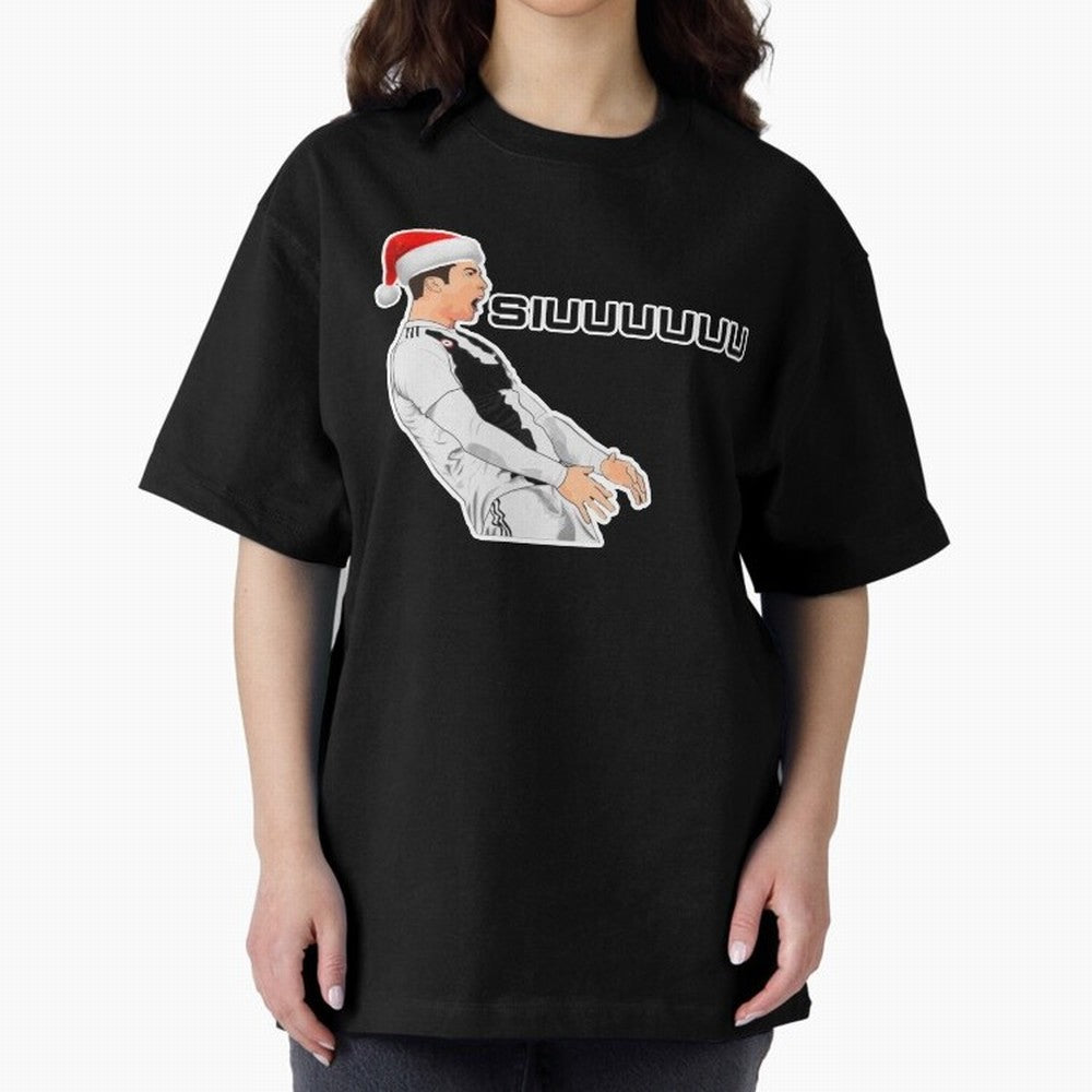Siuuu Cristiano ronaldo funny Oversized T-Shirt Keep Football History Alive during Match Day Hype around FIFA World Cup 2026, Cristiano Ronaldo, Brazil, Supporter Pride, Iconic Celebrations, Legendary Names and Global Match Day Energy; Perfect for
