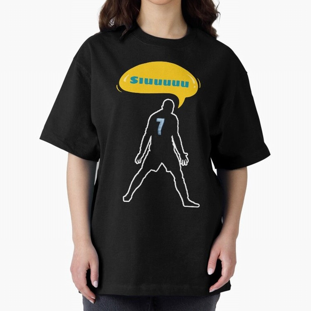 Siuuu Cristiano ronaldo goal Oversized T-Shirt Support Your Favorite Stars during FIFA World Cup 2026 USA Canada Mexico Spirit, Capturing Argentina, France and Brazil, CR7 and Messi, Champion Mindset, Group Stage Buzz, Knockout Tension and