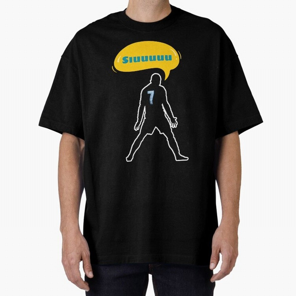 Siuuu Cristiano ronaldo goal Oversized T-Shirt Support Your Favorite Stars during FIFA World Cup 2026 USA Canada Mexico Spirit, Capturing Argentina, France and Brazil, CR7 and Messi, Champion Mindset, Group Stage Buzz, Knockout Tension and