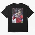 Todos Portugal 2019 Cr7 Oversized T-Shirt Treasure FIFA World Cup 2026 USA Canada Mexico for Fans of Messi and Cristiano Ronaldo and England and Germany, Bringing Vintage Soccer Flavor, Modern Football Stars, National Flags and Final Night Emotion;