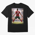 Cristiano Ronaldo Portuguese Legend Number Seven SIUUU Oversized T-Shirt Live the Energy of Global Football Passion for FIFA World Cup 2026 Group Stage, with Mbappe and Neymar, Argentina, Fan Favorite Moments, National Team Passion, Big Match Drama