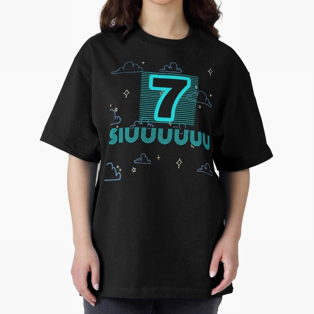 Siuuuuu 7 Cristiano ronaldo Oversized T-Shirt Represent Football Lovers during FIFA World Cup 2026 USA Canada Mexico Spirit, Inspired by Argentina, France and Brazil, Neymar, Classic Soccer Heritage, Championship Pressure, Fan Loyalty and