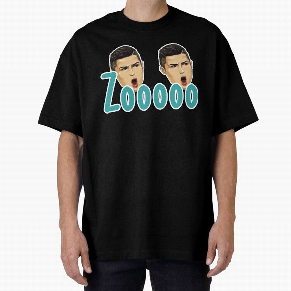 Zooo CR7 funny goal Oversized T-Shirt Make Every Match About the FIFA World Cup 2026 Journey through Neymar, Haaland and Cristiano Ronaldo Highlights, Portugal, Spain and Germany Pride, Stadium Chants, National Pride, Trophy Dreams and