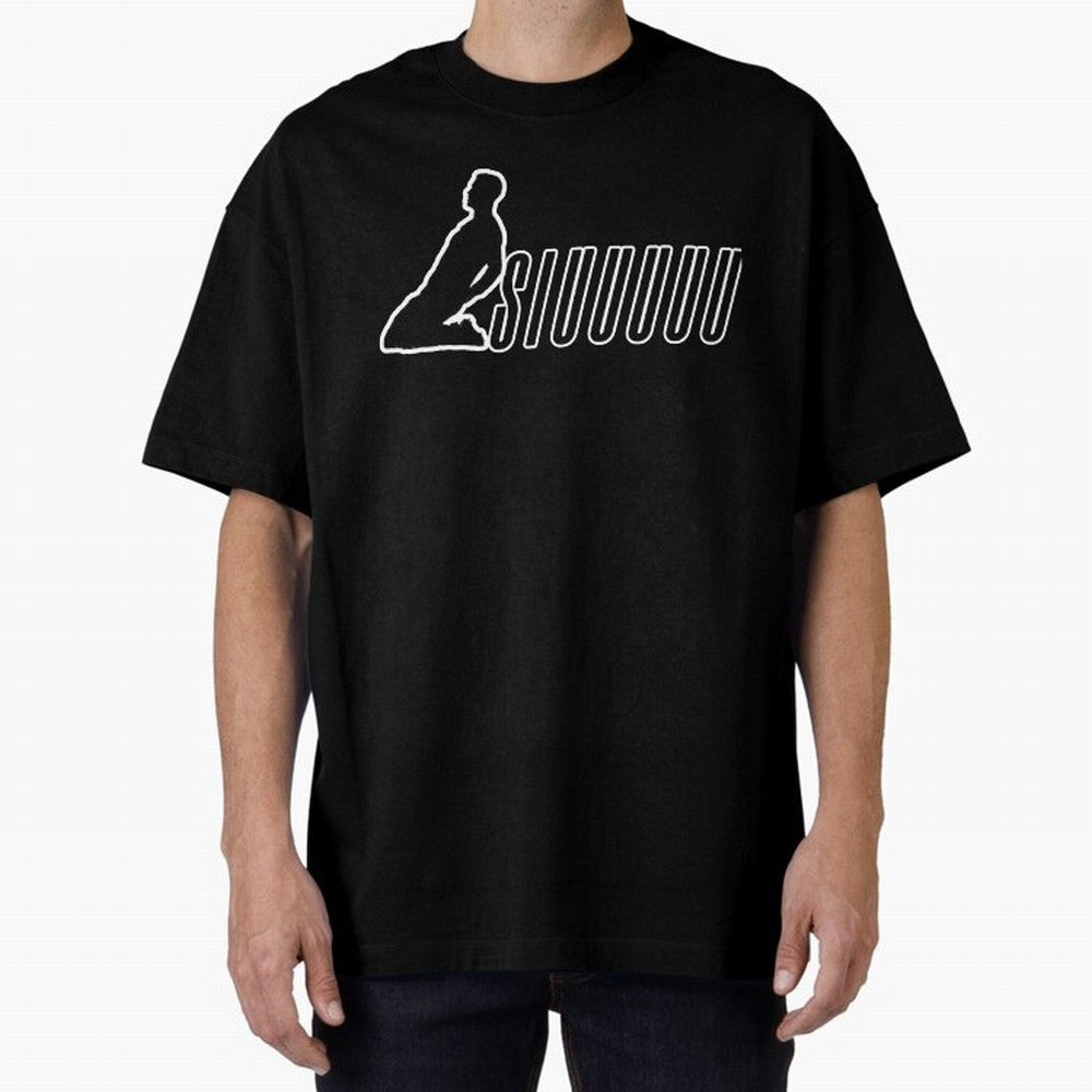 Siuuu CR7 funny goal Oversized T-Shirt Celebrate Soccer Greatness during FIFA World Cup 2026 Spirit, Connected to Portugal, Mbappe, Stadium Chants, National Pride, Trophy Dreams and Unforgettable Football Memories; Ideal for Football Dads, Football