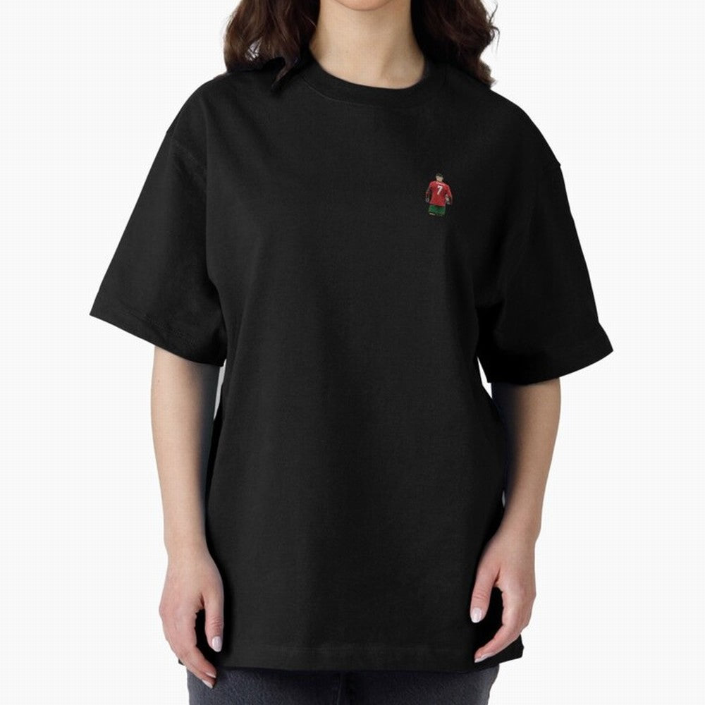 Cristiano Ronaldo CR7 Oversized T-Shirt Bring Trophy Dreams to Global Football Passion for FIFA World Cup 2026 USA Canada Mexico, Inspired by Neymar, Haaland and Cristiano Ronaldo, England and Germany, Goal Celebration Energy, Supporter Heritage,