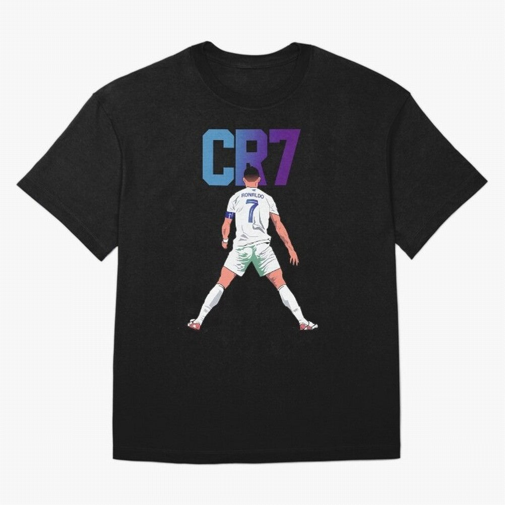 CR7 Oversized T-Shirt Celebrate the Magic of FIFA World Cup 2026 Spirit, Filled with France and Portugal, Cristiano Ronaldo, Haaland and CR7, Goal Celebration Energy, Supporter Heritage, Football Icons and Worldwide Tournament Joy; Made for