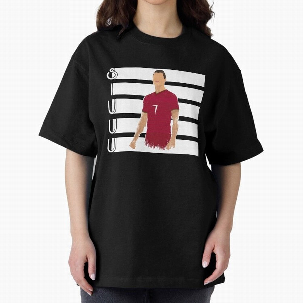 Siuuu cr7 funny goal Oversized T-Shirt Embrace FIFA World Cup 2026 Group Stage for Fans of Neymar and Brazil, Bringing Football Passion, Legendary Performances, Festival Vibes and Supporter Community; Built for Supporters Chasing Trophy Dreams,