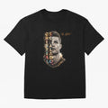 Cristiano Ronaldo Multicolor GOAT Oversized T-Shirt Make Every Match About Match Day Hype around FIFA World Cup 2026, CR7 and Messi, England and Germany, Match Day Excitement, Supporter Culture, Golden Goals and Global Football Passion; Great for