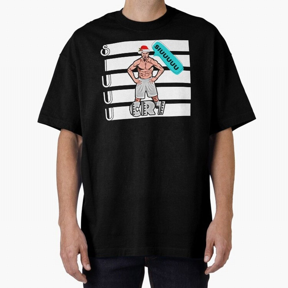 Siuuu Cristiano ronaldo goal Oversized T-Shirt Bring a Champion Mindset to the FIFA World Cup 2026 Group Stage Journey through Mbappe Highlights, England and Germany Pride, Football History, Final Match Energy, Crowd Noise and Once in a Lifetime