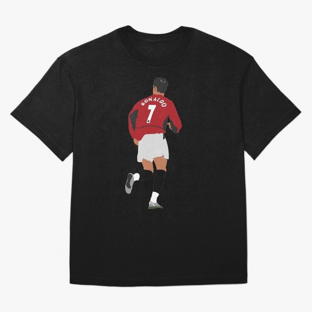 Ronaldo - Man Utd - 2004 Oversized T-Shirt Celebrate FIFA World Cup 2026 USA Canada Mexico Driven by Haaland, Germany Energy, Worldwide Fan Energy, Dramatic Goals, Stadium Lights and Championship Celebrations; Great for Supporters Who Love