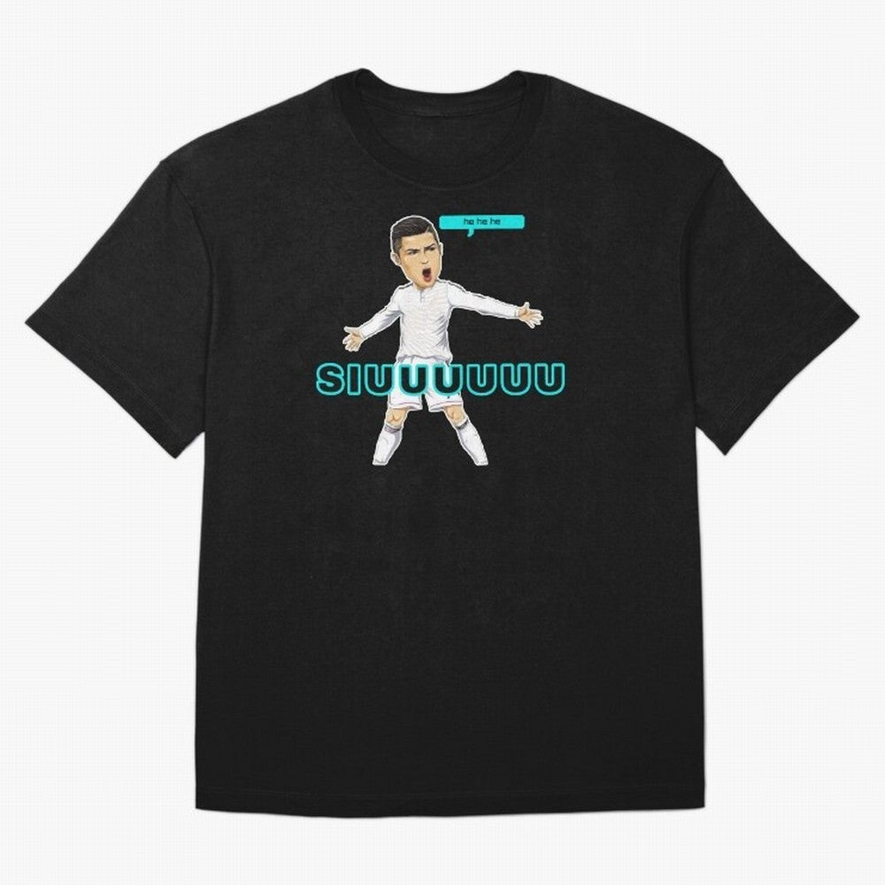 Hehehe siuuu Oversized T-Shirt Celebrate the Stars of FIFA World Cup 2026 with Messi and Cristiano Ronaldo, Argentina and Brazil Energy, Game Day Rituals, Football Legends, Country Pride and the Road to the Final; Created for Match Day Parties,