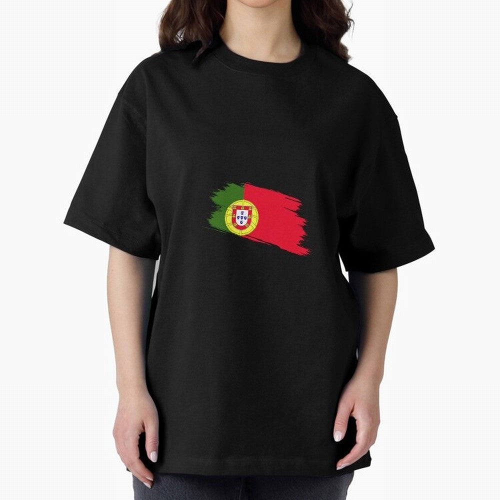Portugal Oversized T-Shirt Keep the Legacy of FIFA World Cup 2026 Group Stage Spirit, Built around Portugal, Mbappe and Neymar, Worldwide Fan Energy, Dramatic Goals, Stadium Lights and Championship Celebrations; Great for Watch Parties, Sports