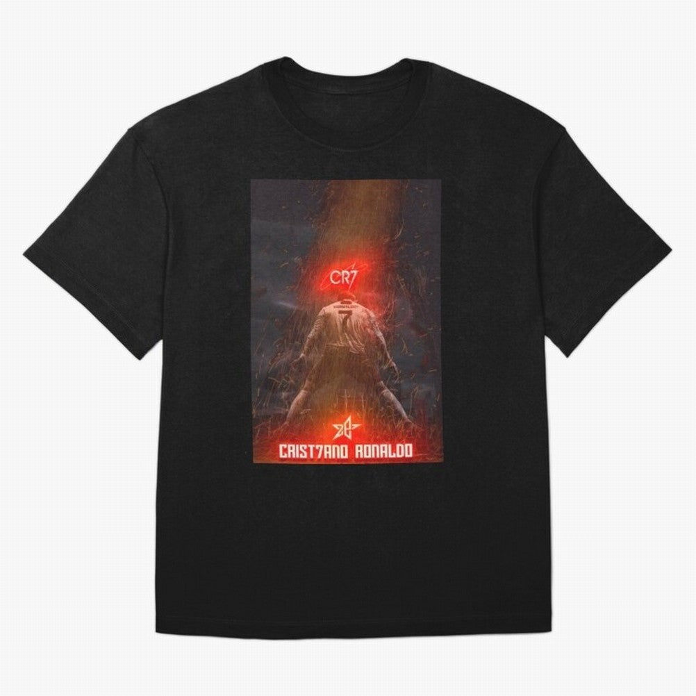 CR7 - CRISTIANO RONALDO Oversized T-Shirt Bring World Football Passion into Match Day Hype around FIFA World Cup 2026 Group Stage, Mbappe, Portugal, Spain and Germany, Sports Nostalgia, International Competition, Famous Players and Unforgettable