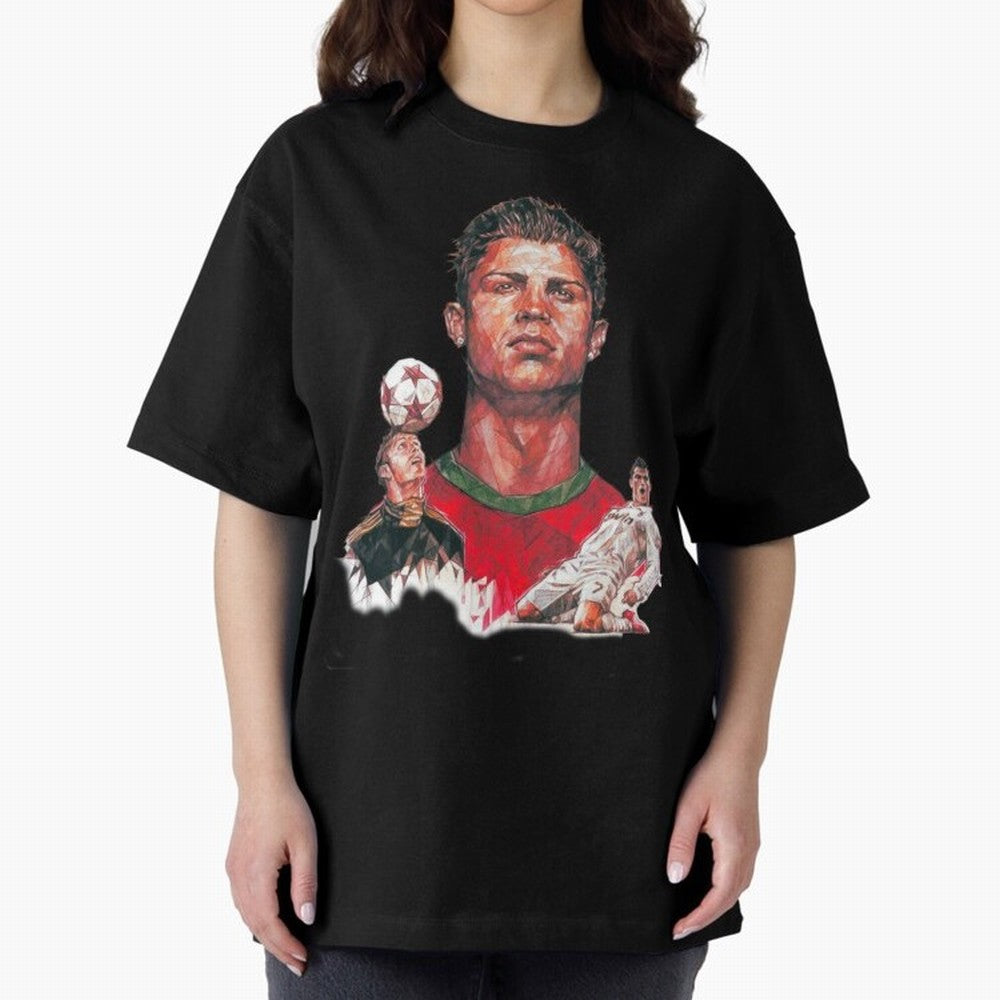 ronaldo Oversized T-Shirt Bring Supporter Culture to Match Day Hype around FIFA World Cup 2026 USA Canada Mexico, CR7 and Messi, France and Portugal, Stadium Chants, National Pride, Trophy Dreams and Unforgettable Football Memories; Built for