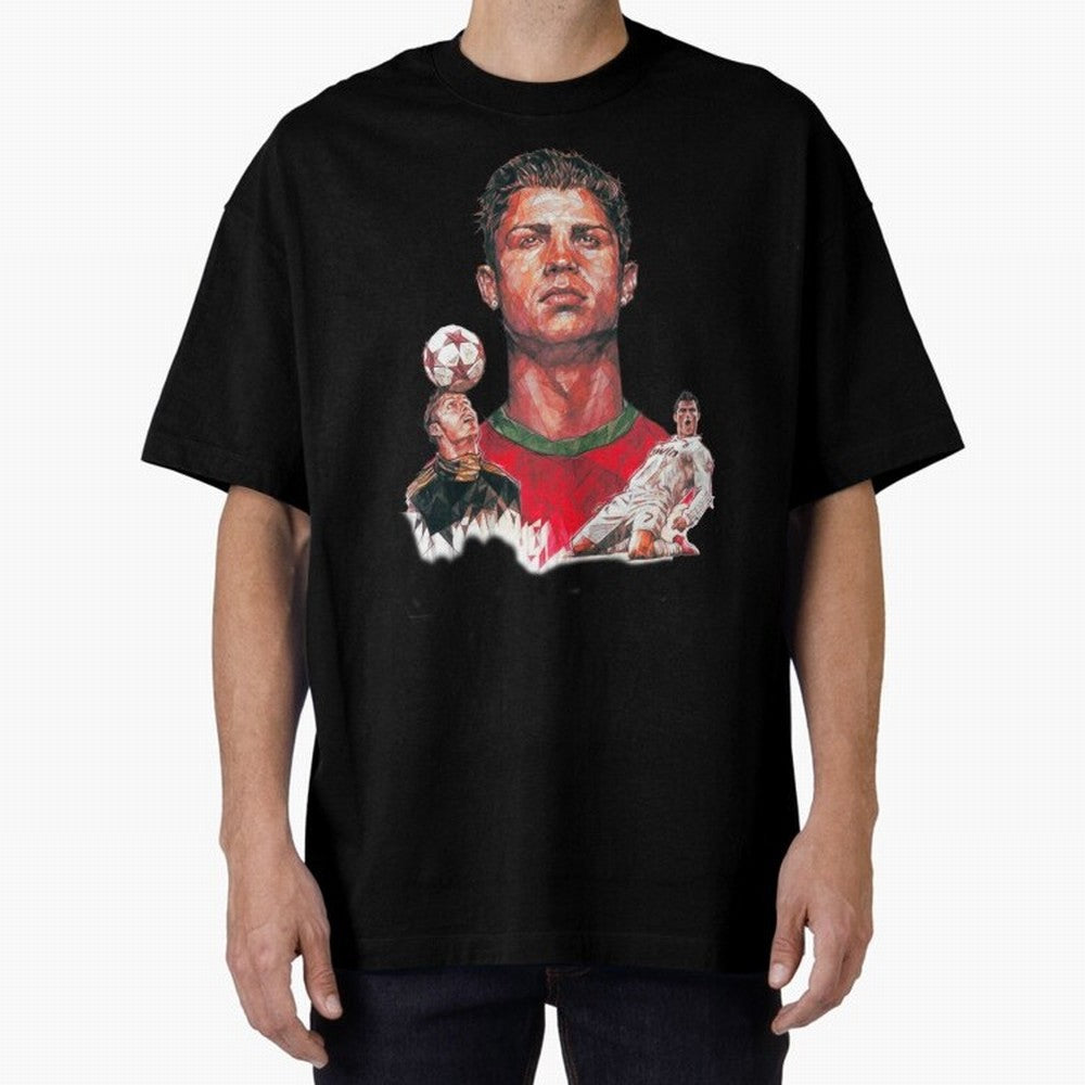 ronaldo Oversized T-Shirt Bring Supporter Culture to Match Day Hype around FIFA World Cup 2026 USA Canada Mexico, CR7 and Messi, France and Portugal, Stadium Chants, National Pride, Trophy Dreams and Unforgettable Football Memories; Built for