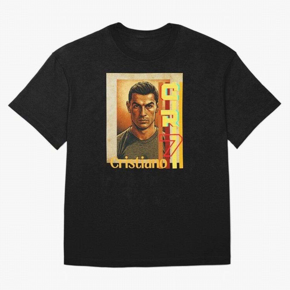 Cristiano Ronaldo Oversized T-Shirt Show Passion for the Stars of FIFA World Cup 2026 Highlighting Messi, Germany Energy, Game Day Rituals, Football Legends, Country Pride and the Road to the Final; Perfect for Fans, Collectors, Family Gatherings,