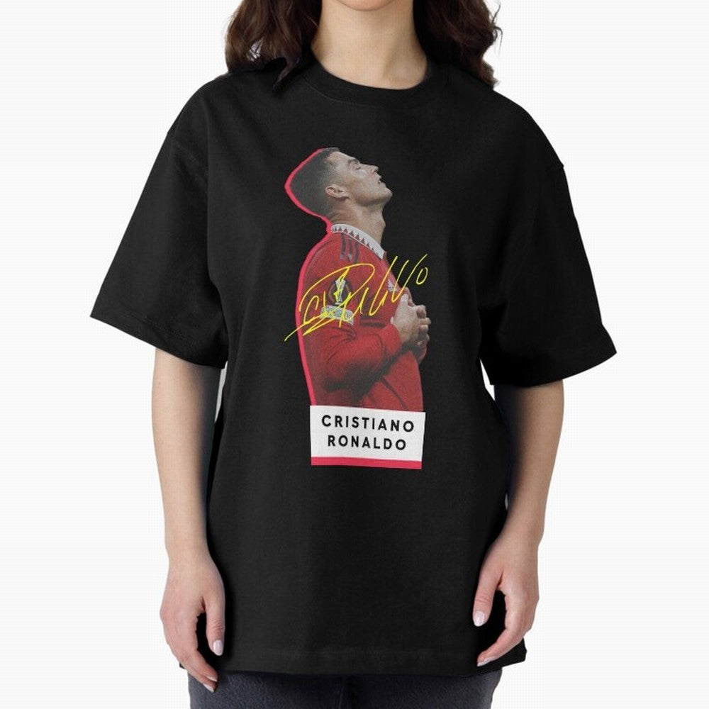 New Celebration Ronaldo Oversized T-Shirt Support the Legends of the FIFA World Cup 2026 Group Stage Journey through Neymar Highlights, Brazil Pride, Stadium Chants, National Pride, Trophy Dreams and Unforgettable Football Memories; Great for
