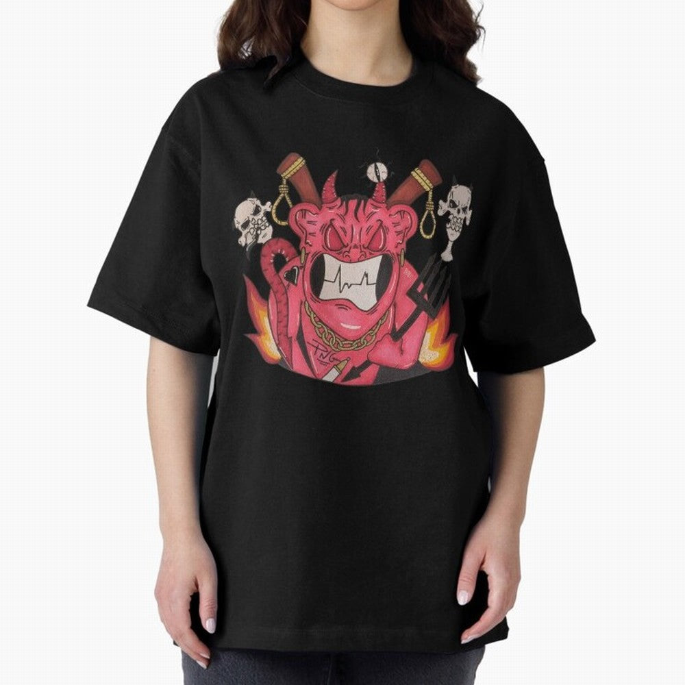 Devil Graffit Oversized T-Shirt Make the Season About Global Football Passion for FIFA World Cup 2026 USA Canada Mexico, with Haaland, Spain and Netherlands, Game Day Rituals, Football Legends, Country Pride and the Road to the Final; Great for