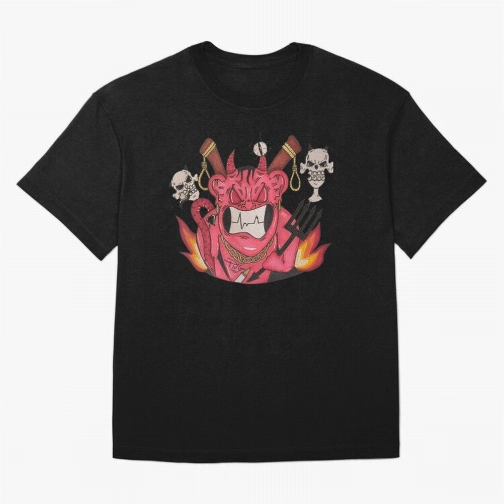 Devil Graffit Oversized T-Shirt Make the Season About Global Football Passion for FIFA World Cup 2026 USA Canada Mexico, with Haaland, Spain and Netherlands, Game Day Rituals, Football Legends, Country Pride and the Road to the Final; Great for