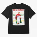Cristiano Ronaldo designs Oversized T-Shirt Turn Up for FIFA World Cup 2026 USA Canada Mexico Driven by Messi and Cristiano Ronaldo, Portugal, Spain and Germany Energy, Championship Spirit, Famous Goals, Roaring Crowds and International Football