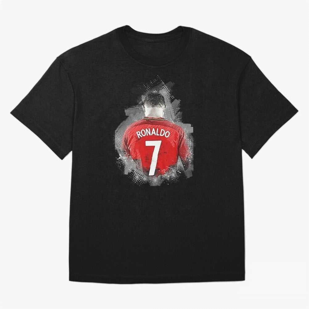 Cristiano Ronaldo Oversized T-Shirt Treasure Match Day Hype around FIFA World Cup 2026, CR7, Spain, Classic Soccer Heritage, Championship Pressure, Fan Loyalty and International Pride; Made for Die Hard Supporters, Soccer Lovers, Game Day Photos