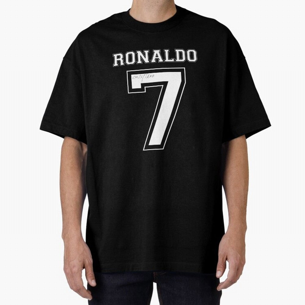 Cristiano Ronaldo Oversized T-Shirt Turn Football Passion into FIFA World Cup 2026 USA Canada Mexico Spirit, Centered on Spain and Netherlands, Mbappe, Goal Celebration Energy, Supporter Heritage, Football Icons and Worldwide Tournament Joy; Great