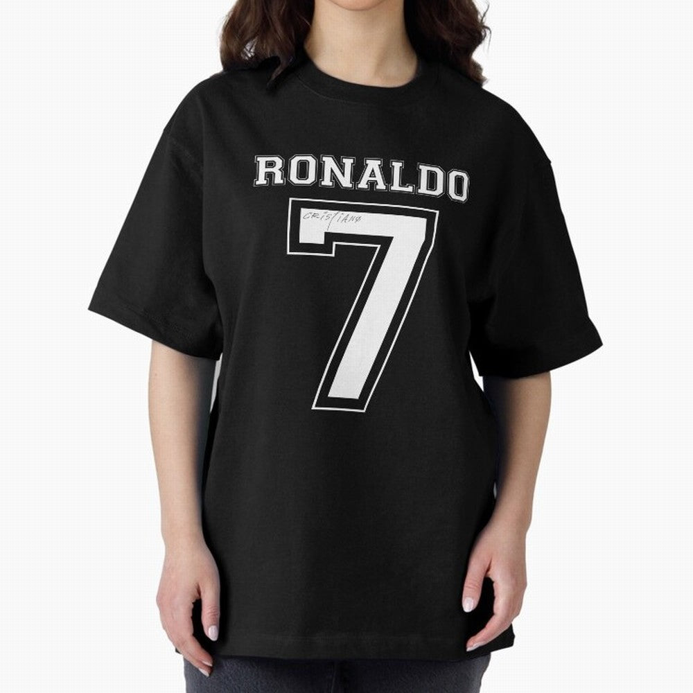 Cristiano Ronaldo Oversized T-Shirt Turn Football Passion into FIFA World Cup 2026 USA Canada Mexico Spirit, Centered on Spain and Netherlands, Mbappe, Goal Celebration Energy, Supporter Heritage, Football Icons and Worldwide Tournament Joy; Great