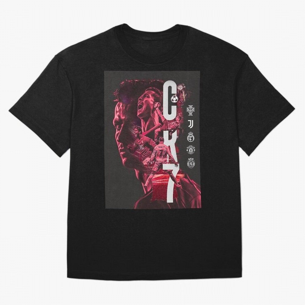 CR7 Oversized T-Shirt Celebrate National Team Dreams in FIFA World Cup 2026 Group Stage Spirit, Made for Portugal, Spain and Germany, Messi and Cristiano Ronaldo, Championship Spirit, Famous Goals, Roaring Crowds and International Football Unity;